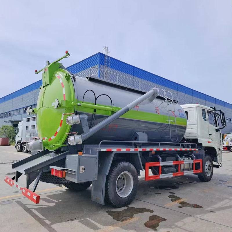 Howo 12 cubic 14 cubic 4x2 sewage suction truck vacuum truck