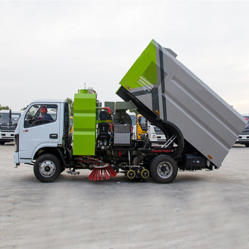 Dongfeng 4x2 Dust Cleaner Road Sweeper Sale Diesel Power Street Sweeper