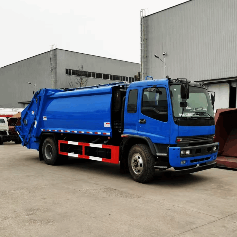 ISUZU 4*2 12CBM  Compressed garbage truck