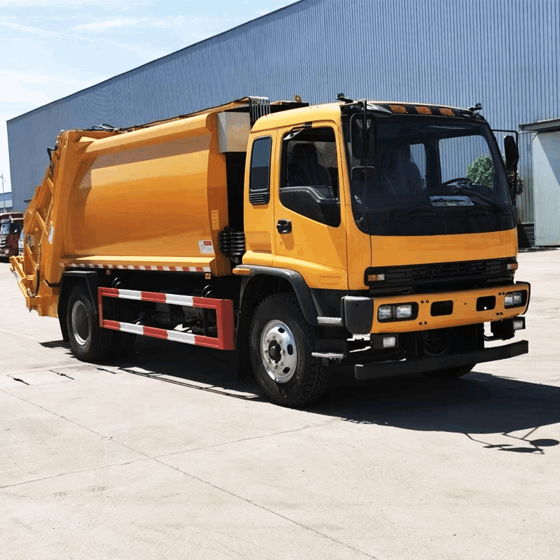 ISUZU 4*2 12CBM  Compressed garbage truck