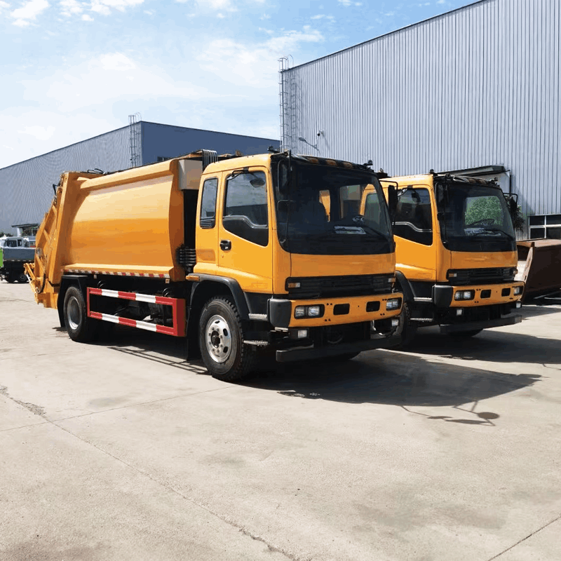 ISUZU 4*2 12CBM  Compressed garbage truck