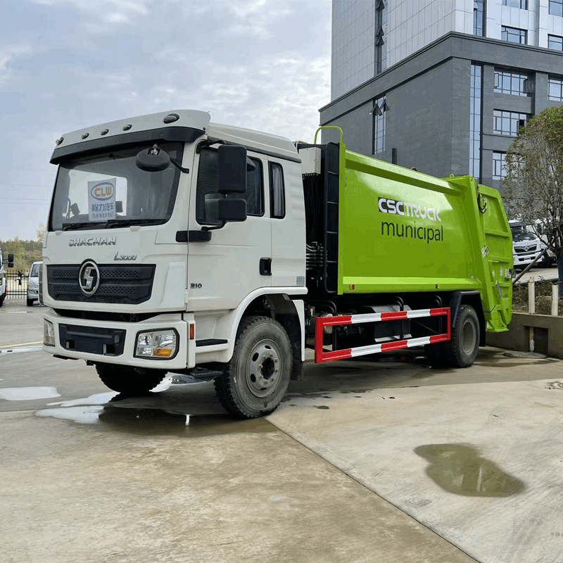 SHACMAN 4*2 15CBM  Compressed garbage truck