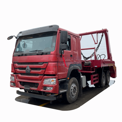 HOWO 6*4  Swing arm garbage truck