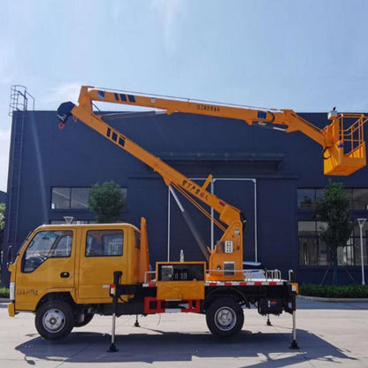 13-18 meters Dongfeng 4x2  folding arm high altitude working platform truck