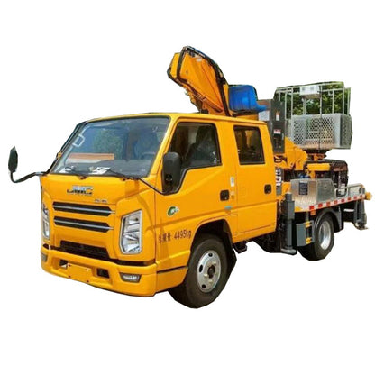 16 meters JiangLing 4x2 telescopic boom aerial operation vehicle