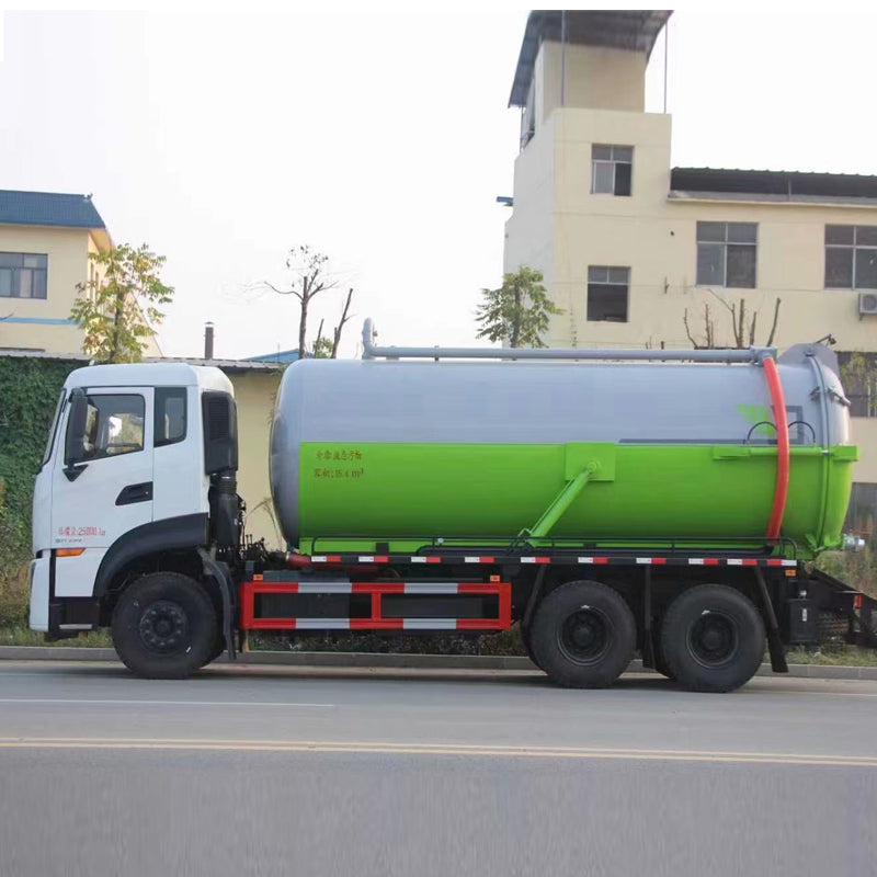 Dongfeng 18 cubic- 22 cubic 6x4 sewage suction truck vacuum truck