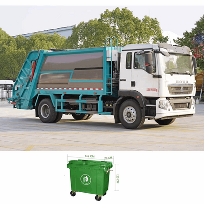 HOWO 4*2 18m³garbage compractor truck