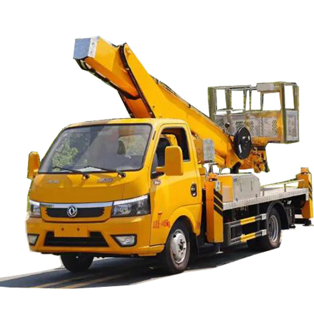 Dongfeng Tuyi 21 meters 4 x2 telescopic boom aerial operation vehicle