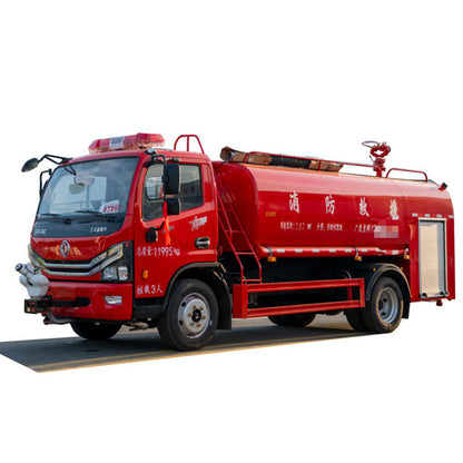 Dongfeng  4X2  8000L  water tank fire truck