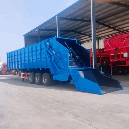 45CBM trailer Compressed garbage truck