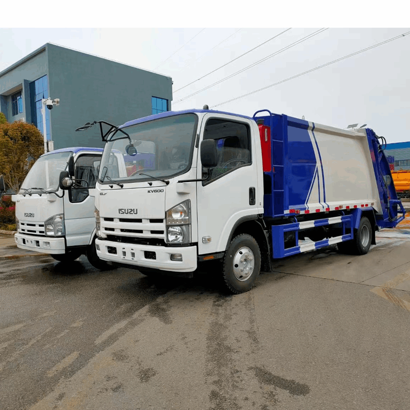 ISUZU 4*2 5000L-8000L Compressed garbage truck