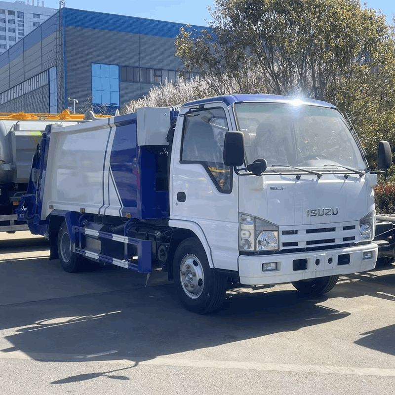 ISUZU 4*2 5000L-8000L Compressed garbage truck