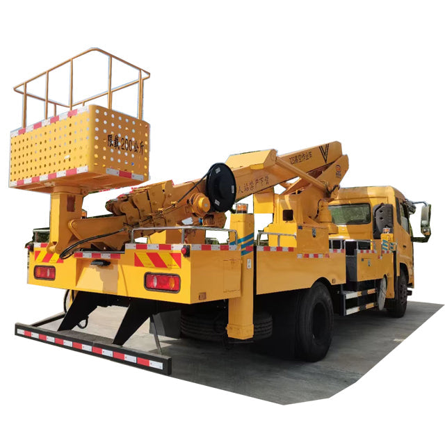 Dongfeng32 meters 4 x2 mobile hydraulic platform high altitude operation truck