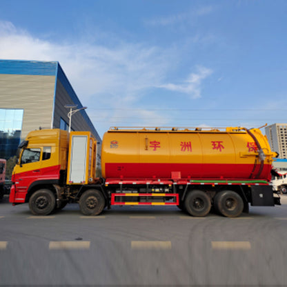 Dongfeng 33000L 8x4 sewage suction truck vacuum truck