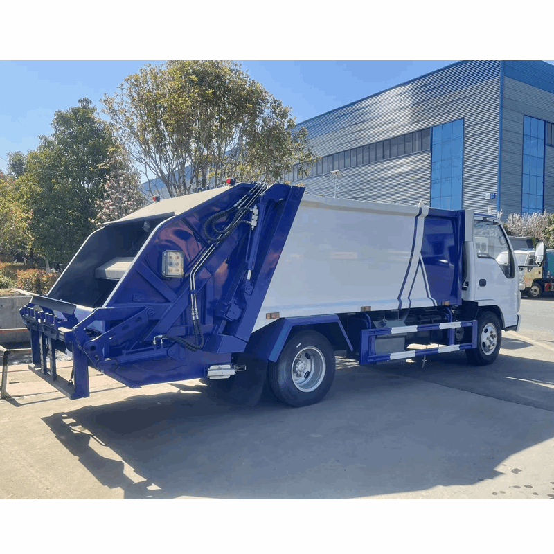 ISUZU 4*2 5000L-8000L Compressed garbage truck