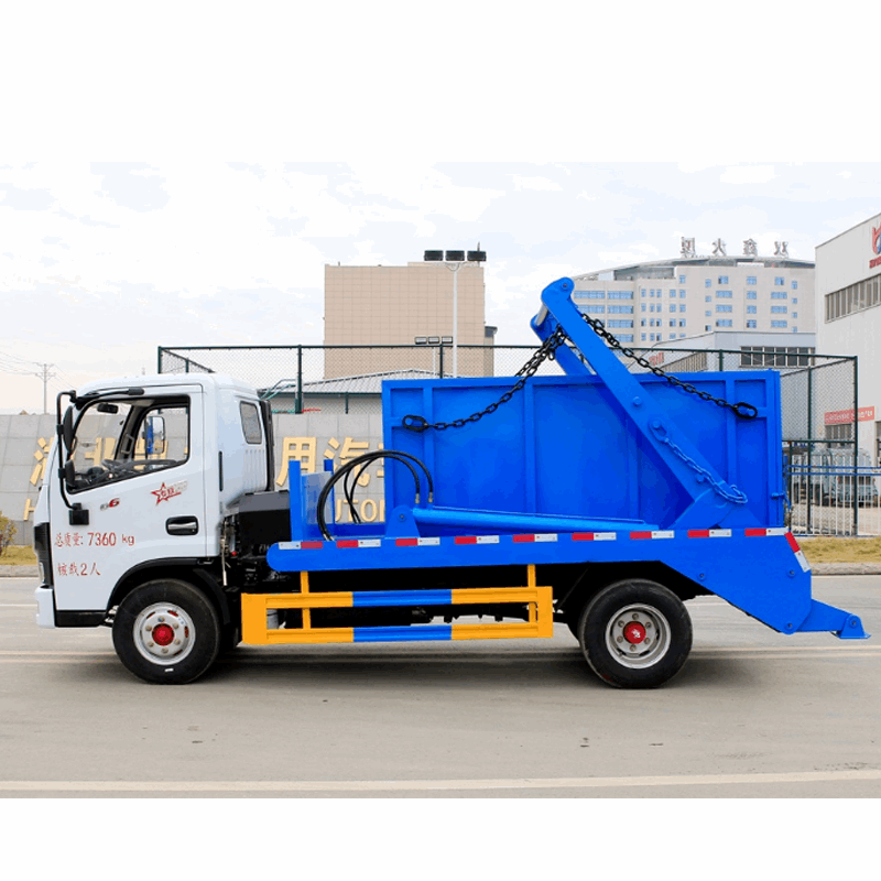 DONGFENG 4*2  small Swing arm garbage truck