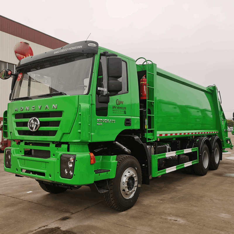 HONGYAN 6*4 22CBM  Compressed garbage truck