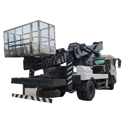 45 meters Dongfeng 4 x2 telescopic boom aerial operation vehicle