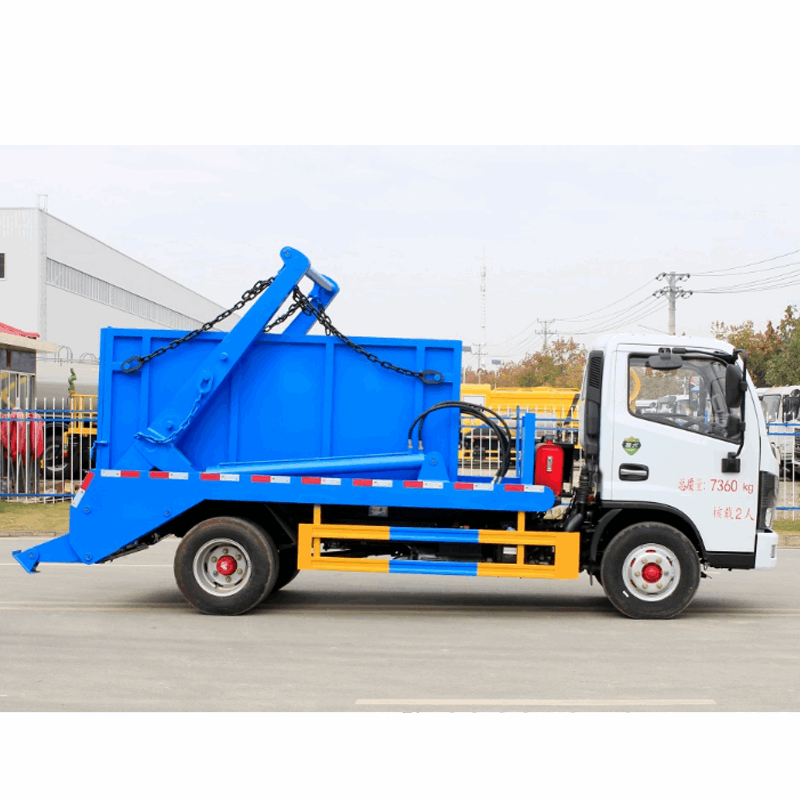 DONGFENG 4*2  small Swing arm garbage truck