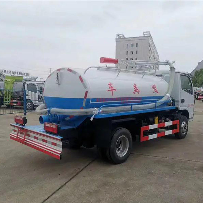 5 cubic meters -10 cubic meters 4x2 sewage suction truck vacuum truck